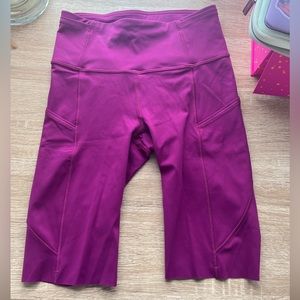 Lululemon fast and free biker short